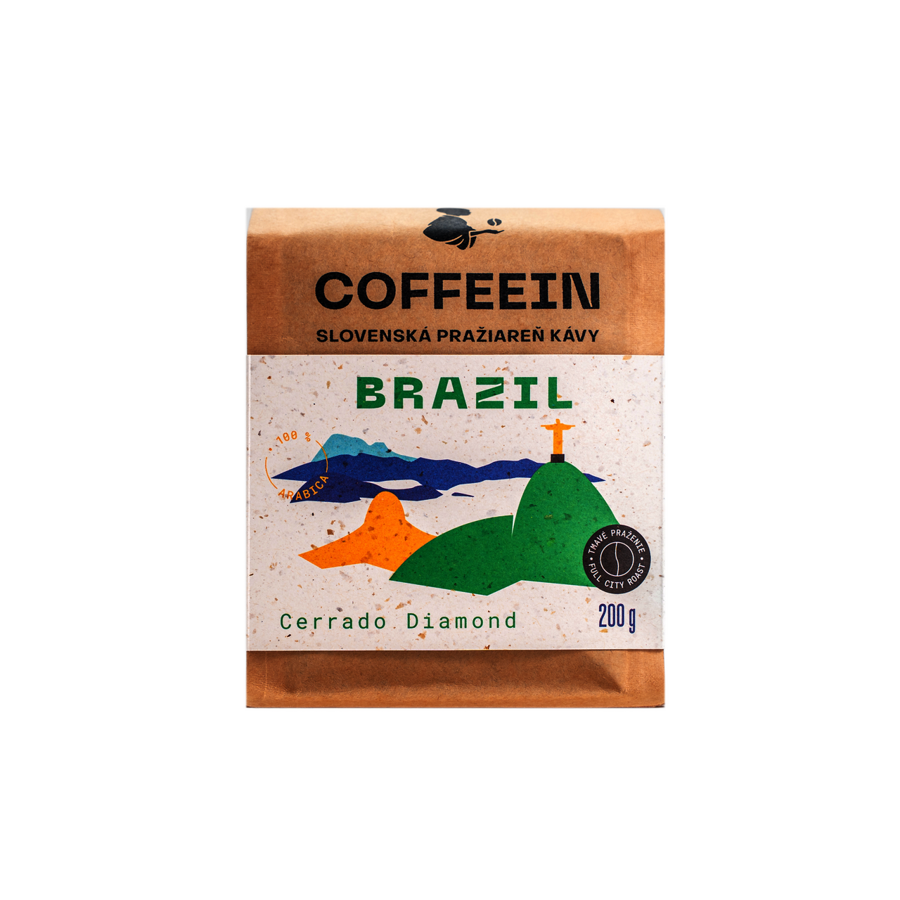 COFFEEIN Brazil káva zrnková 200 g