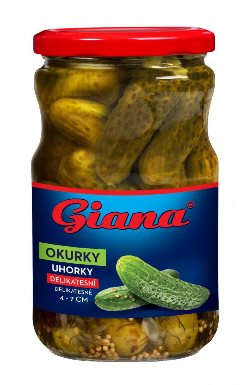 Giana Uhorky 4-7 cm 6 x 720 ml