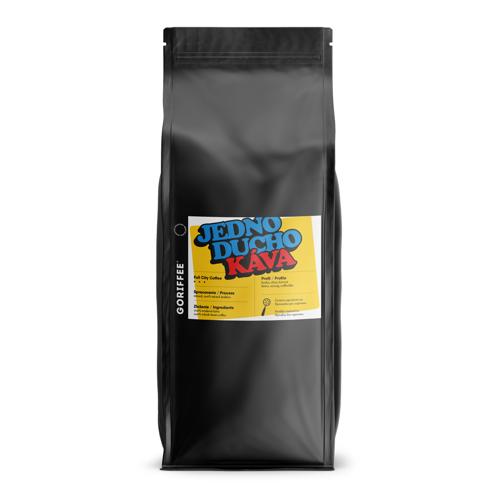 GORIFFEE ZRNO JEDNODUCHO KÁVA 1kg