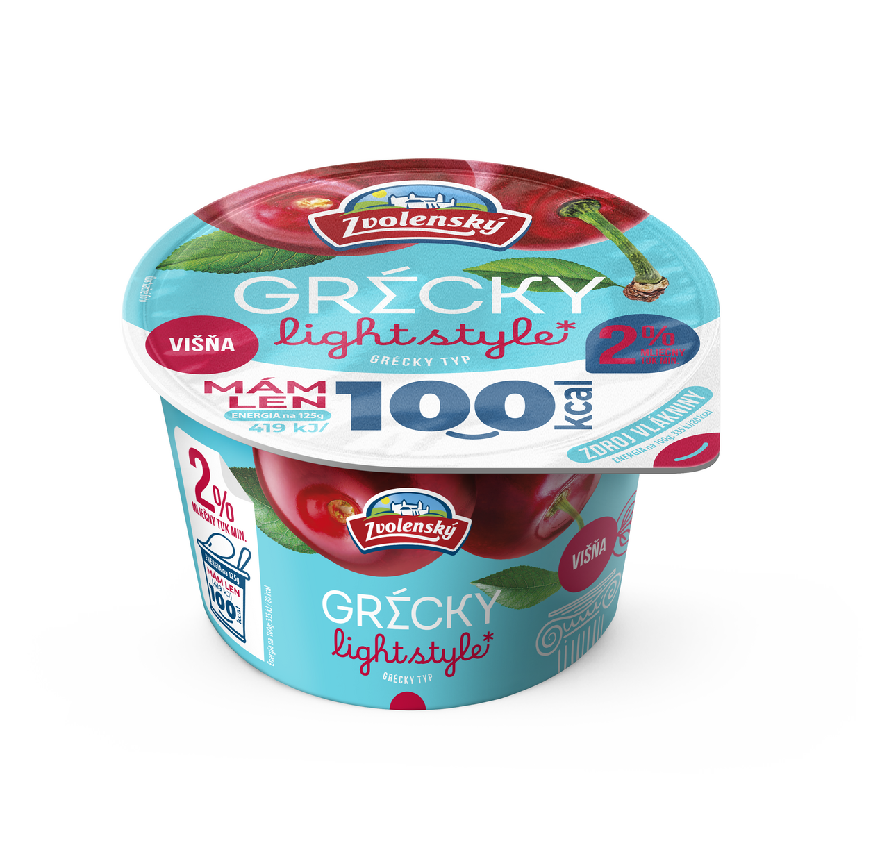 JOG GREC. 125G SOUR CHERRY 6x