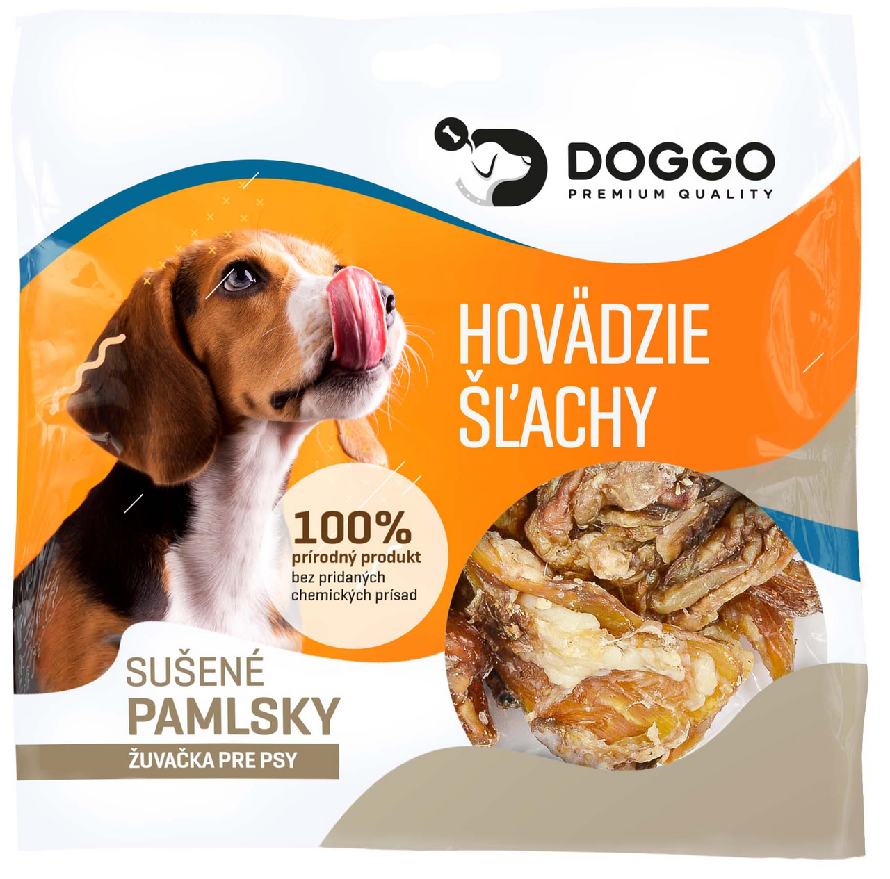 DOGGO Sušené hovädzie šľachy 250 g