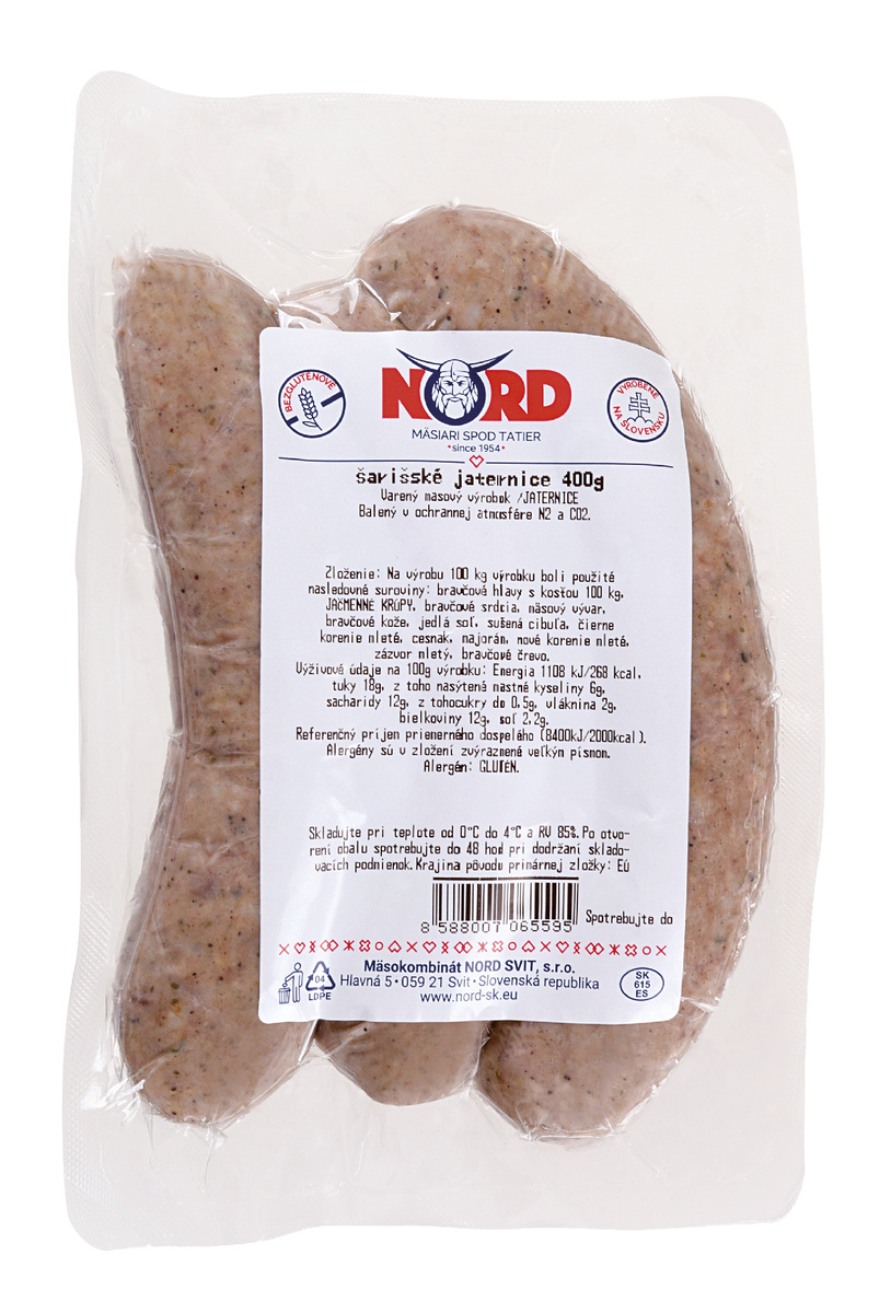 ŠARIŠSKÉ JATERNICE 400 G OA