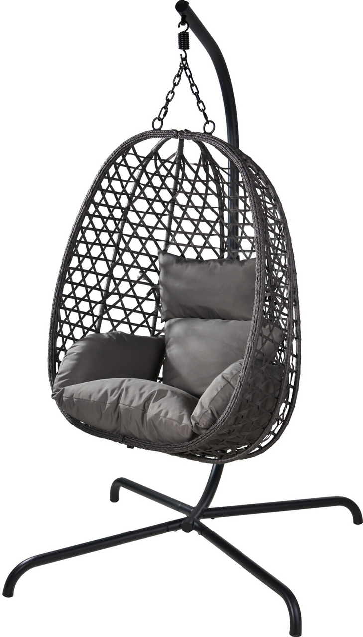 KRESLO VISIACE UMELÝ RATAN