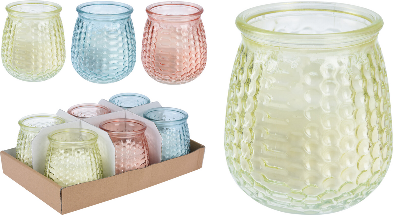 SVIEČKA V SKLE 10CM