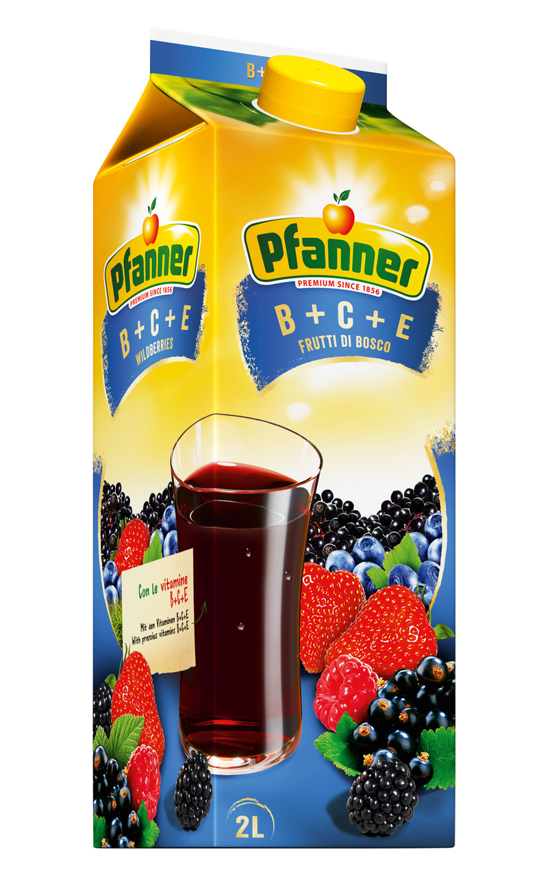 Pfanner B+C+E nektár lesné plody 6 x 2 l tetrapack
