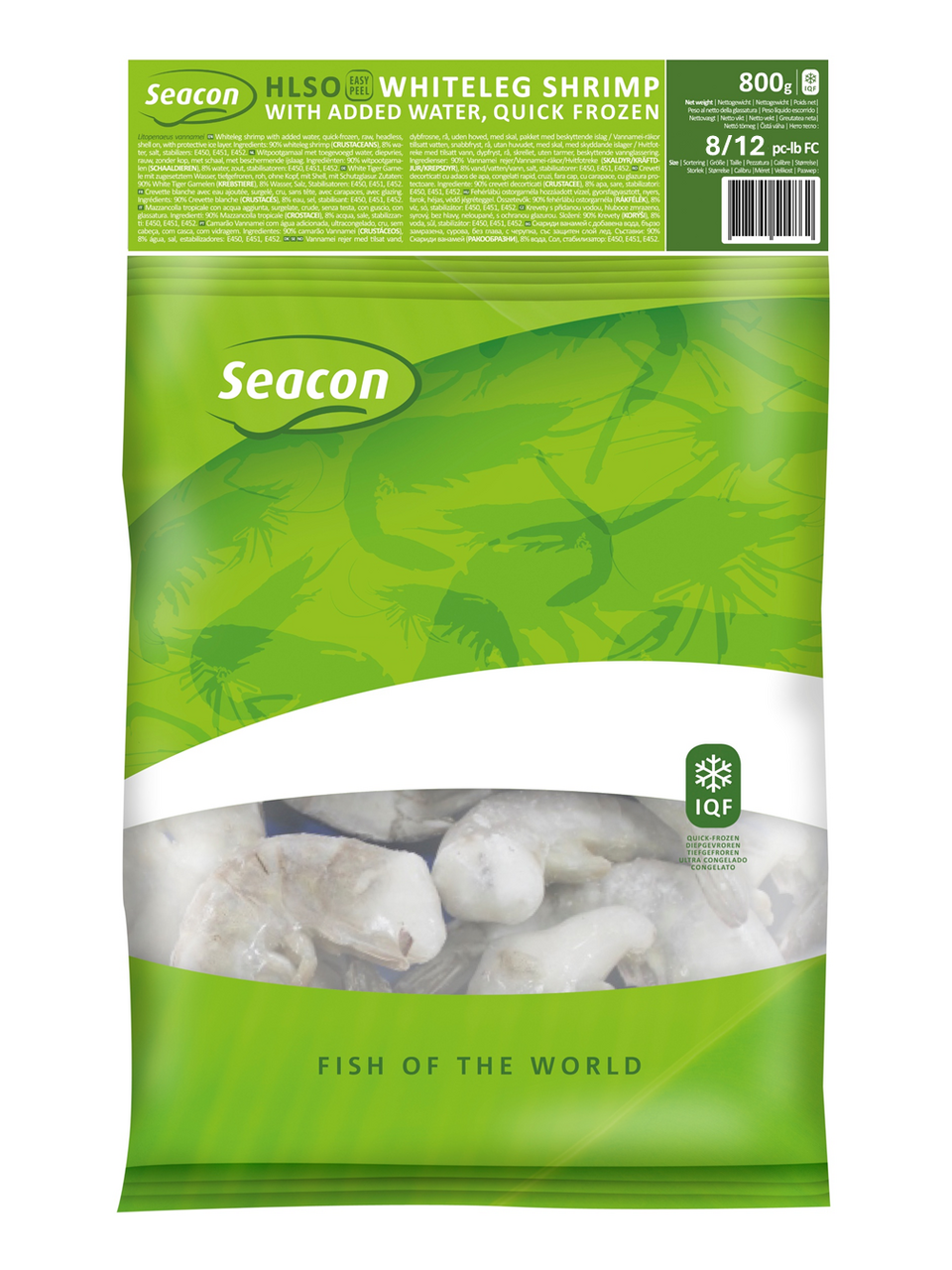 KREVETY SYR BEZ HL 8/12 800G