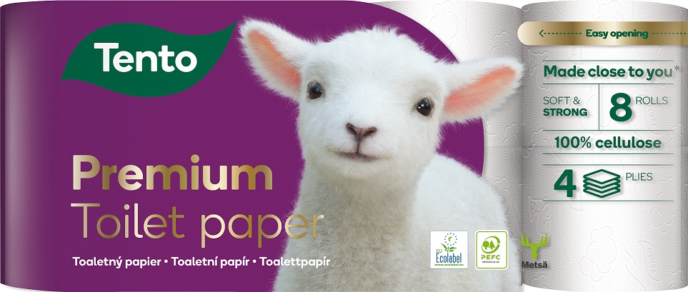 Tento Gold toaletný papier 4 vrstvový 8 ks
