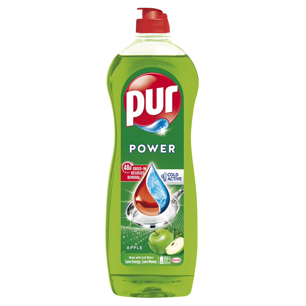 pur Power jablko prostriedok na riad 750 ml