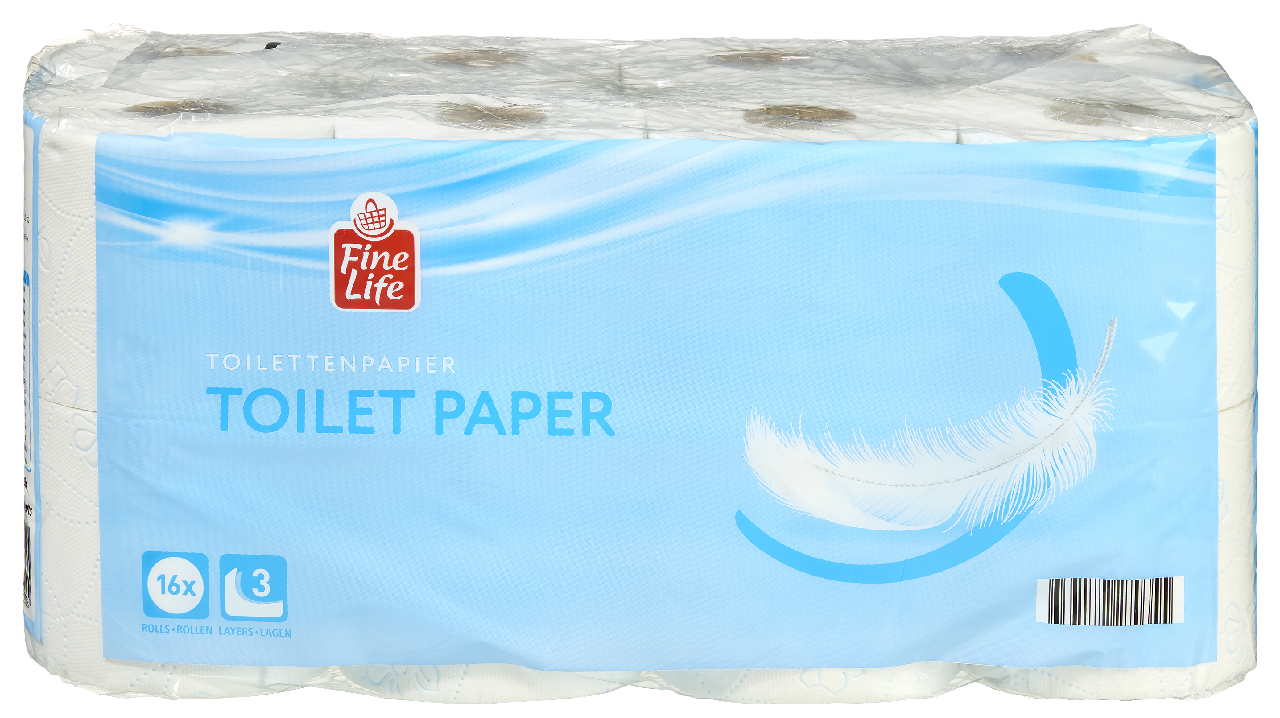 Fine Life Toaletný papier 3 vrstvový 16 ks