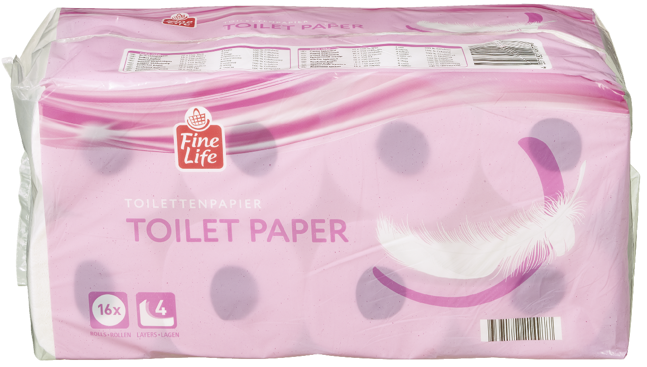 Fine Life Toaletný papier 4 vrstvový 16 ks