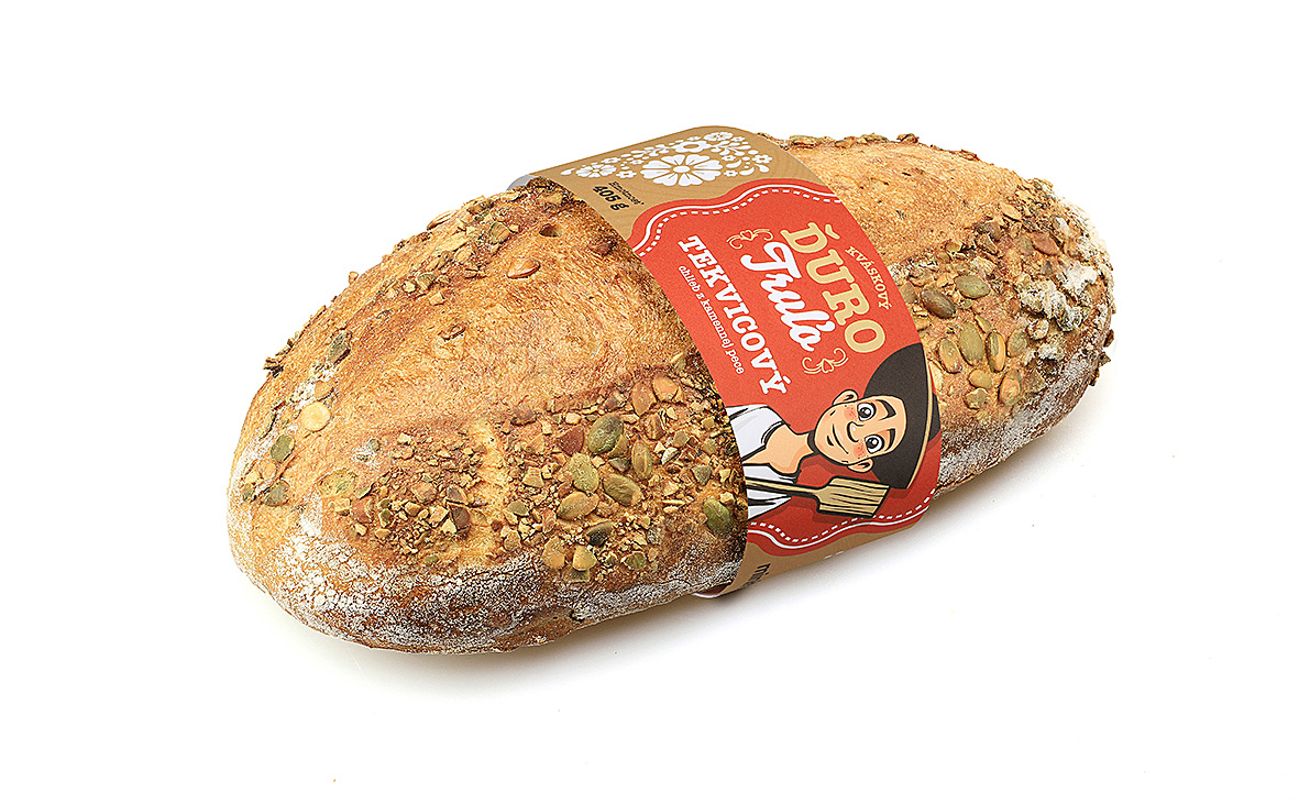 Chlieb Truľo Ďuro tekvicový mraz. 12 x 408 g