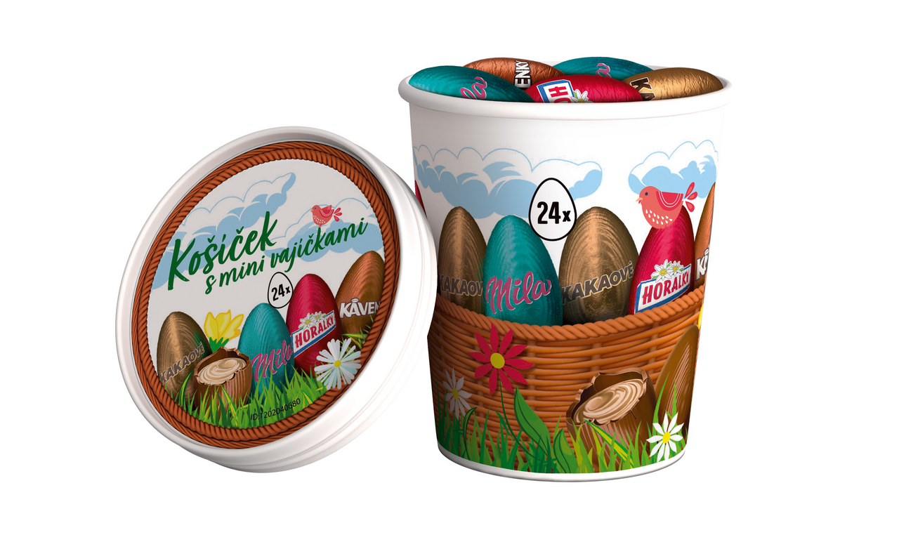 VN Košík s mini vajíčkami 218 g