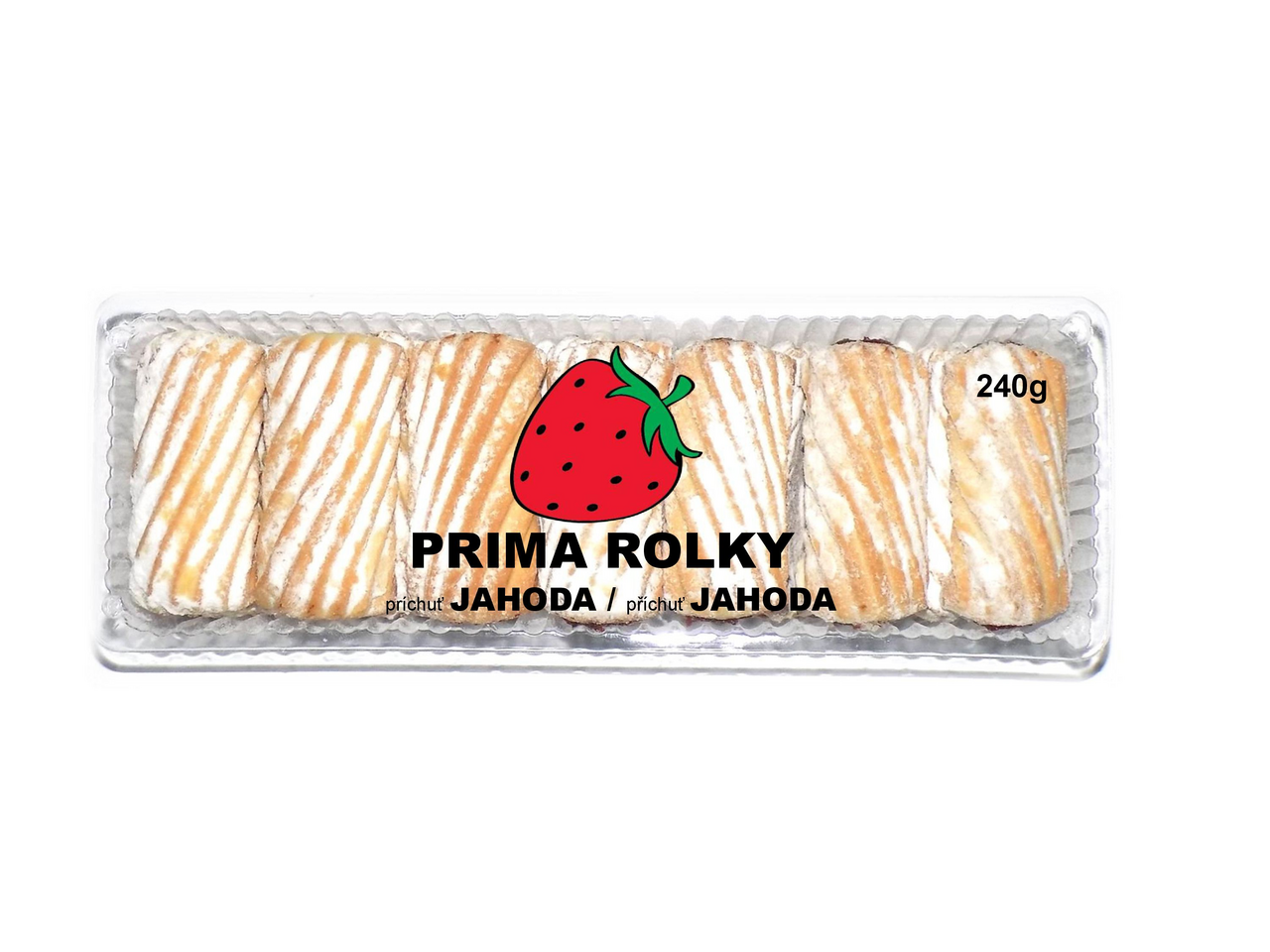 PRIMA ROLKY JAHODA 240g