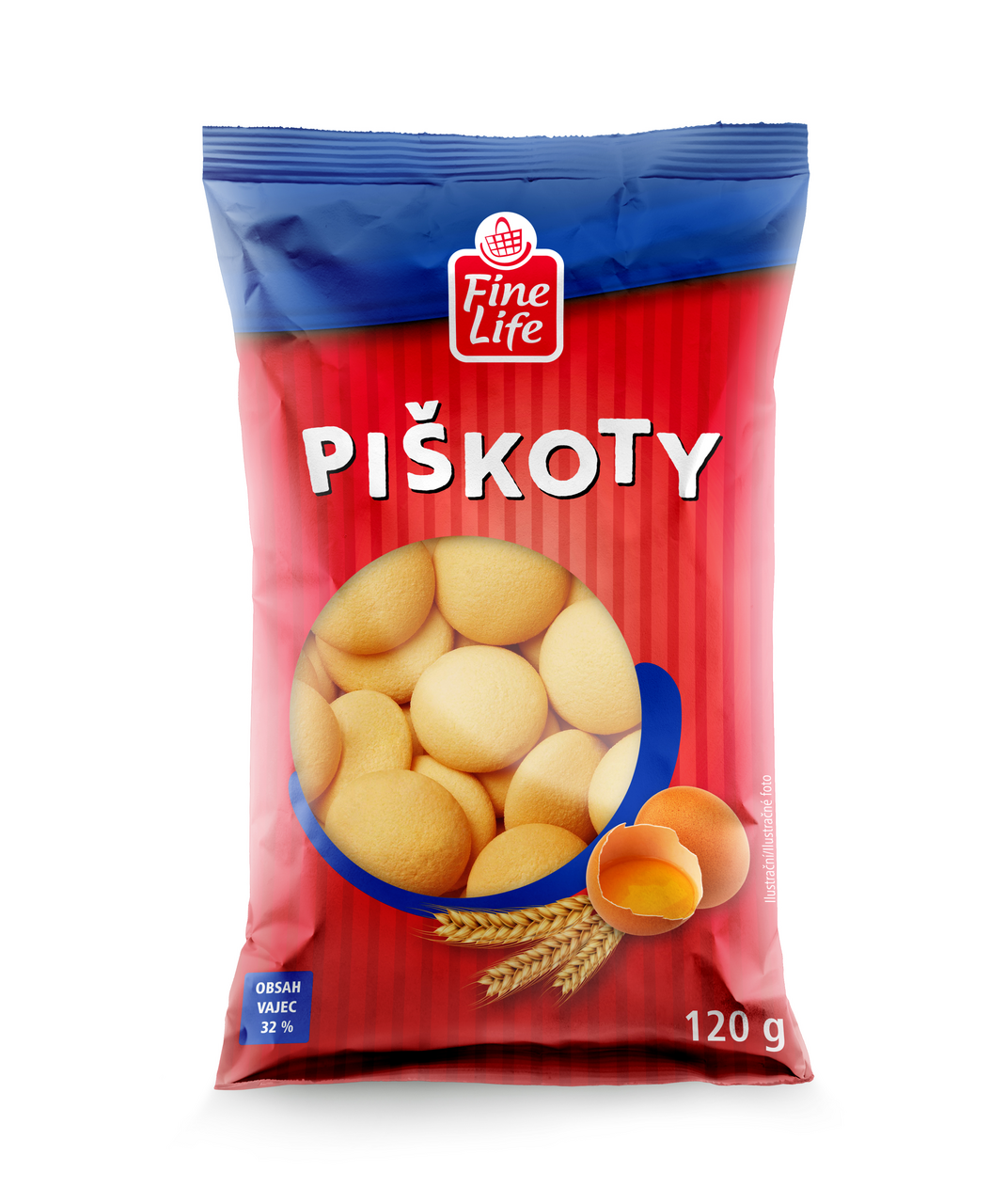 Fine Life Detské piškóty 16 x 120 g
