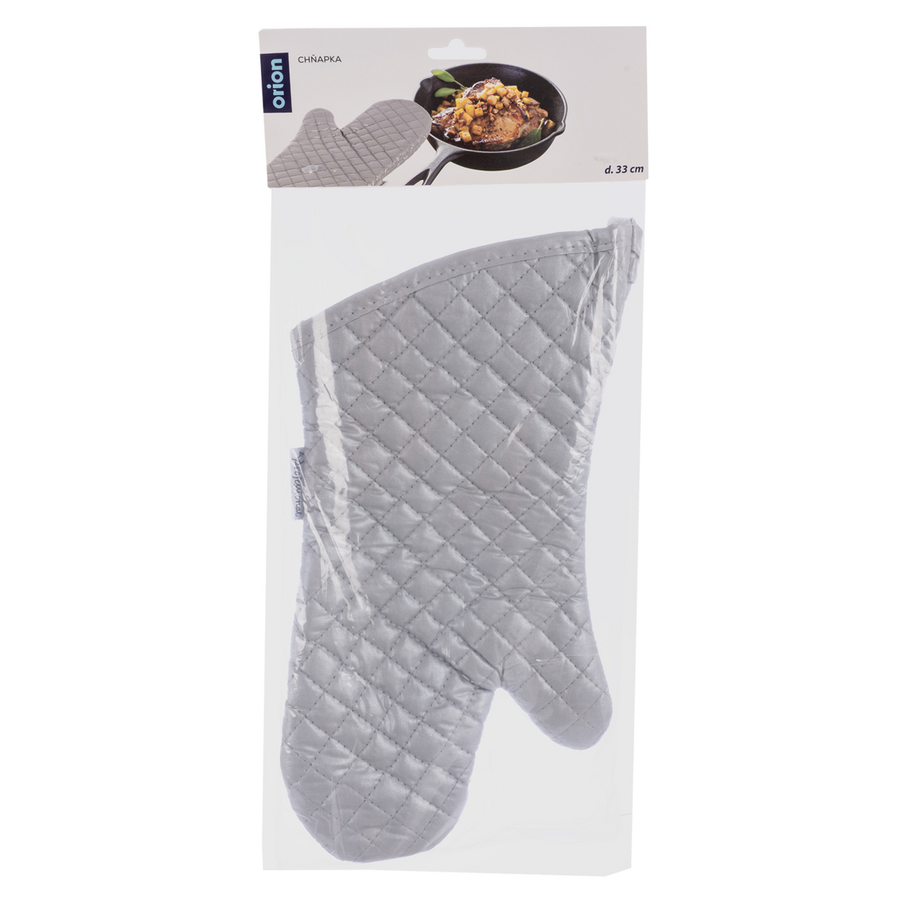 orion Chňapka L/XL strieborná bavlna 1 ks