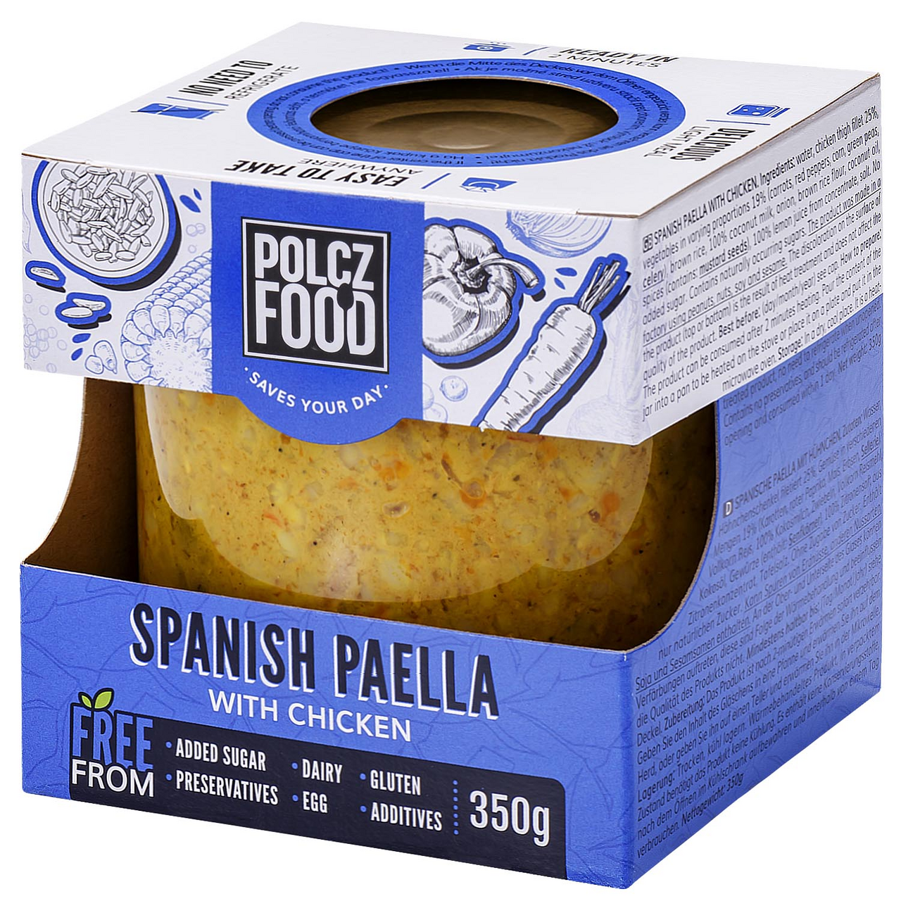 POLCZ FOOD Paella s kuracím mäsom 350 g