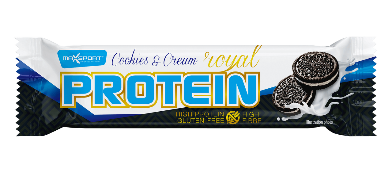 MAX SPORT Royal Protein tyčinka cookies & cream 60 g