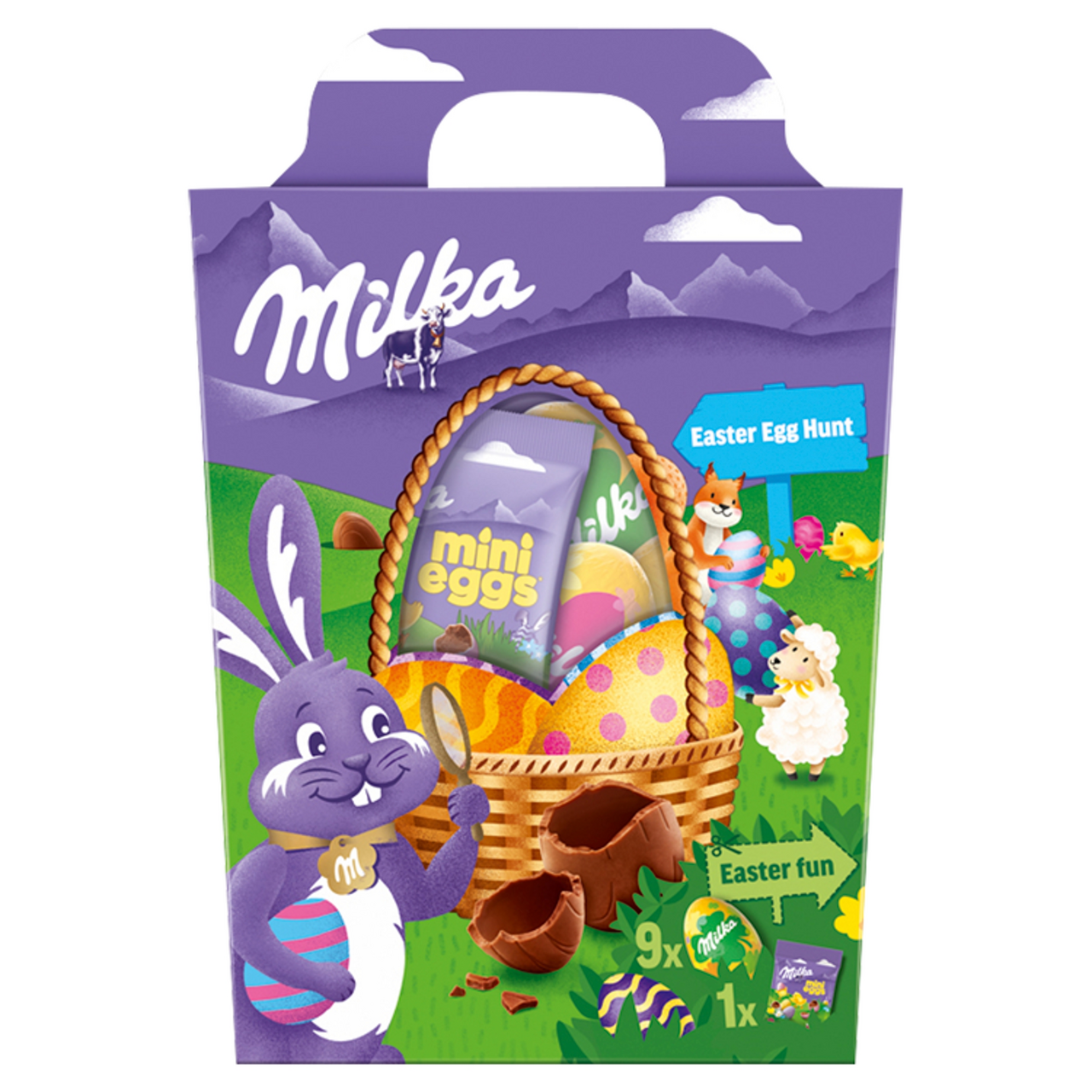 Milka Vajíčka v košíku 162 g