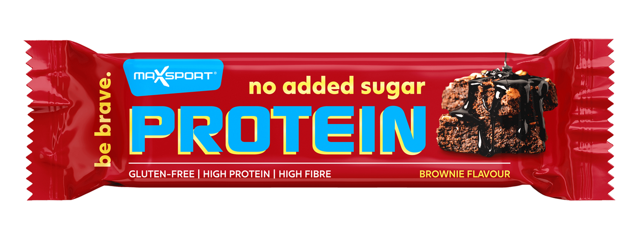 MAX SPORT Protein tyčinka bez pridaného cukru brownie 40 g