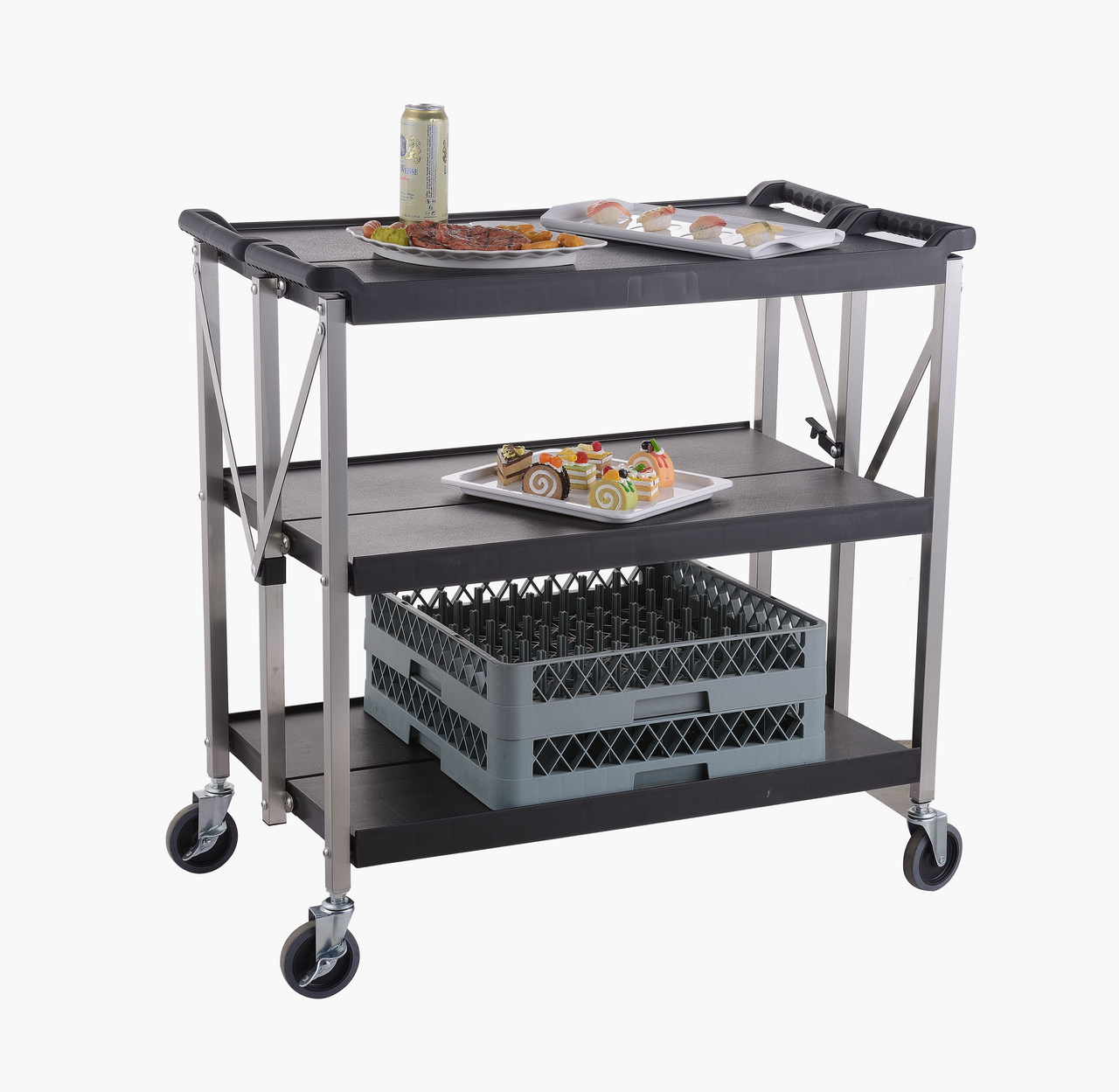 METRO PROFESSIONAL Vozík skladací 3 poschodový GFT2003 1 ks