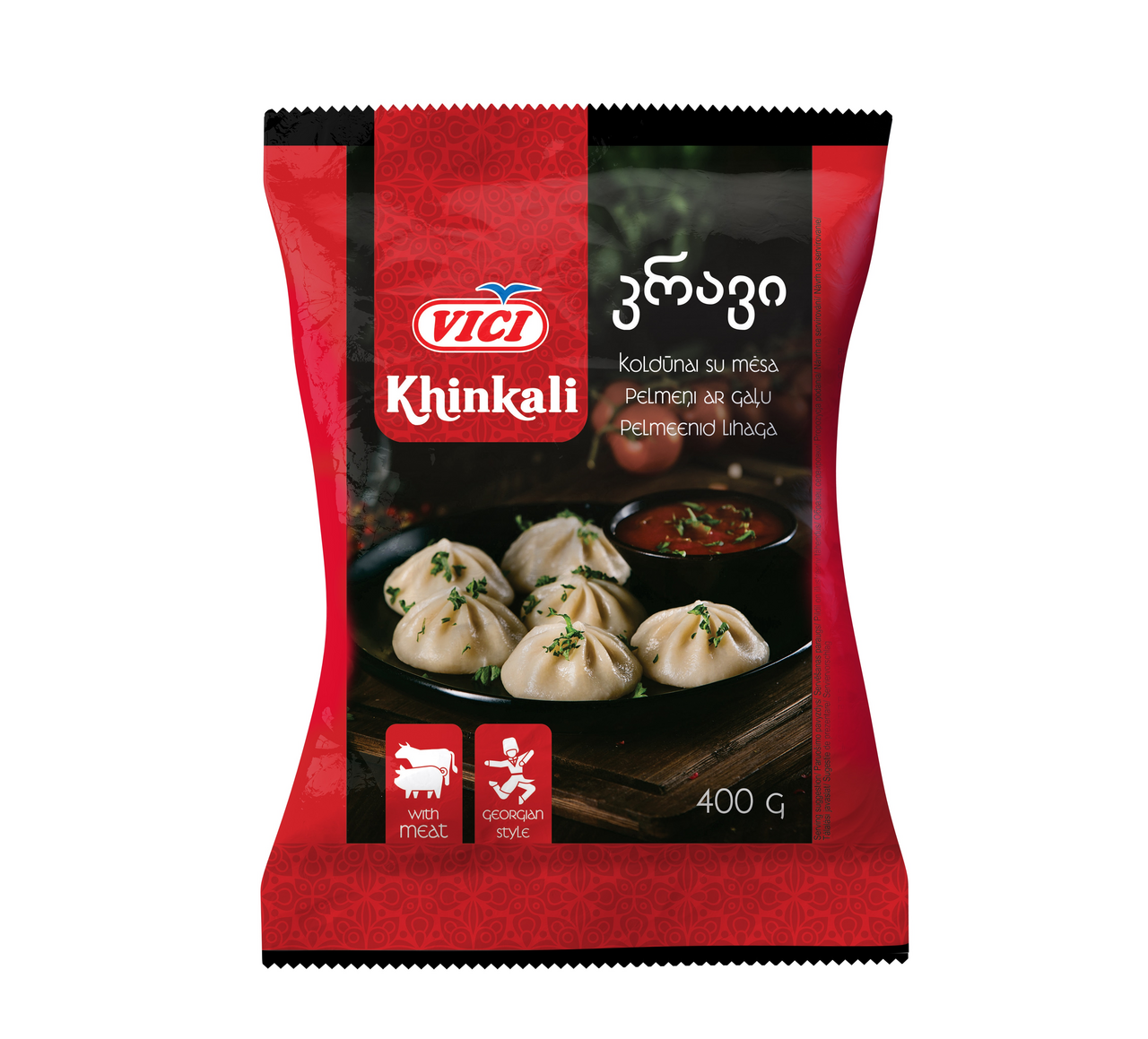 VICI Khinkali taštičky s mäsom mraz. 400 g