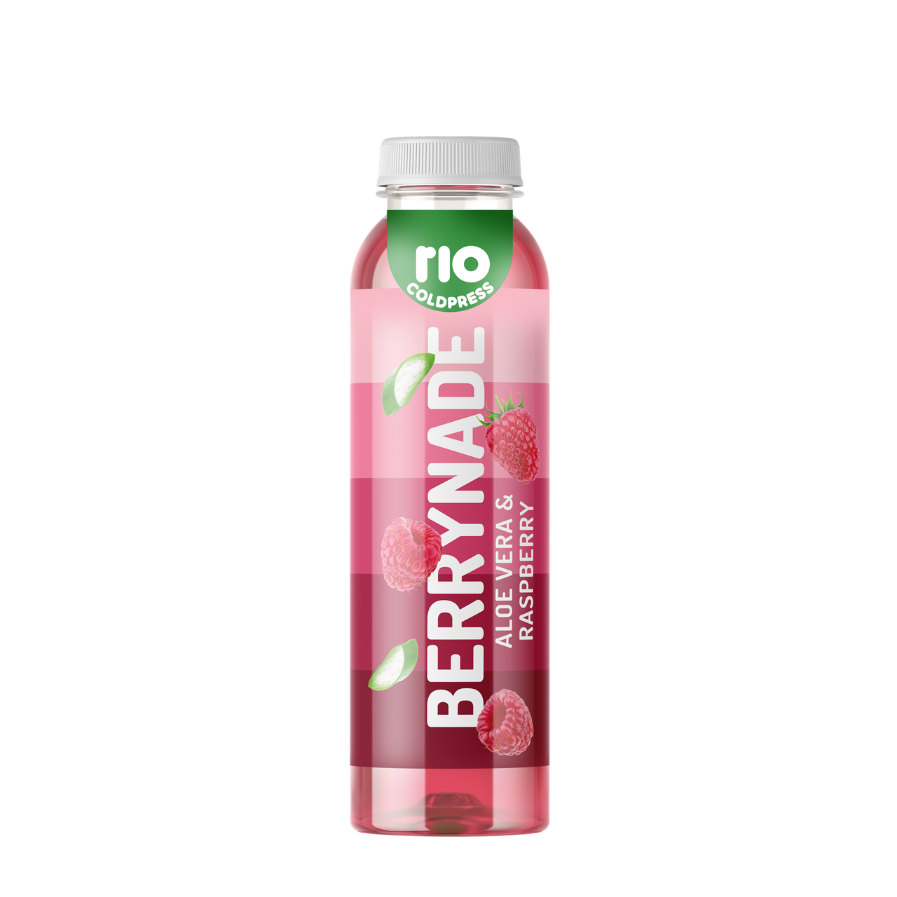 RIO Coldpress Berrynade aloe a malina chlad. 400 ml vratná PET fľaša