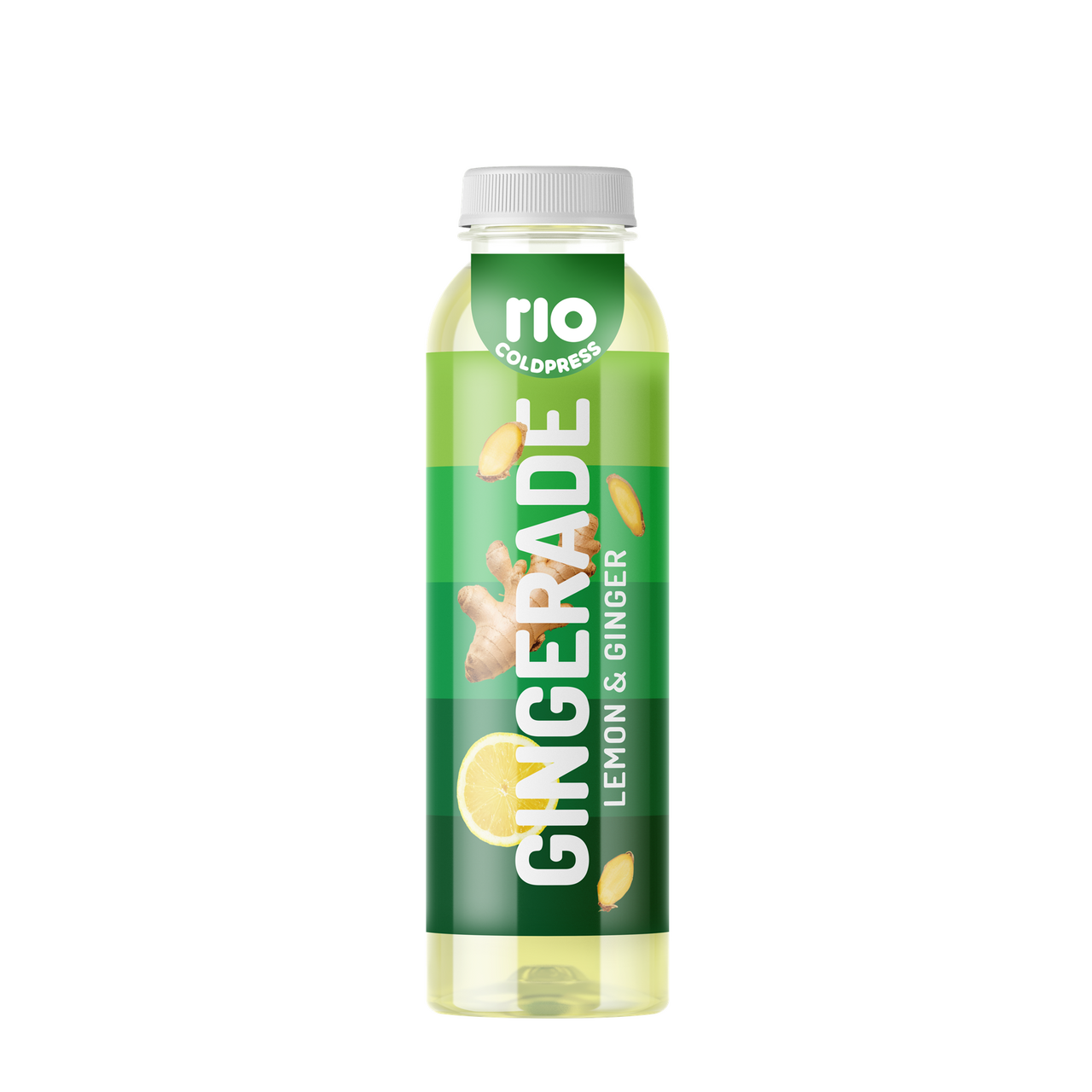 RIO Coldpress Gingerade citrón a zázvor chlad. 400 ml vratná PET fľaša