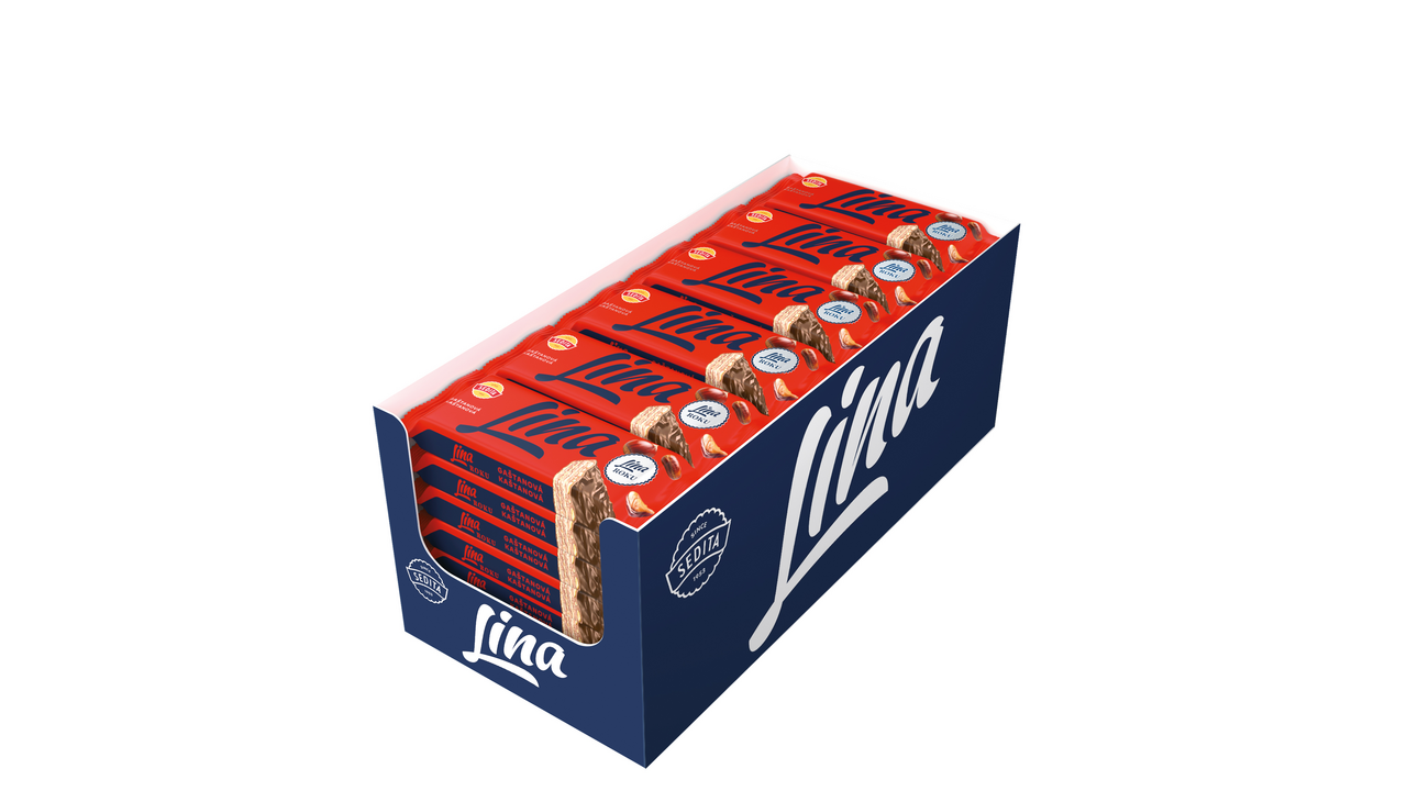 LINA 50g GAŠTANOVÁ ČOKO 36x