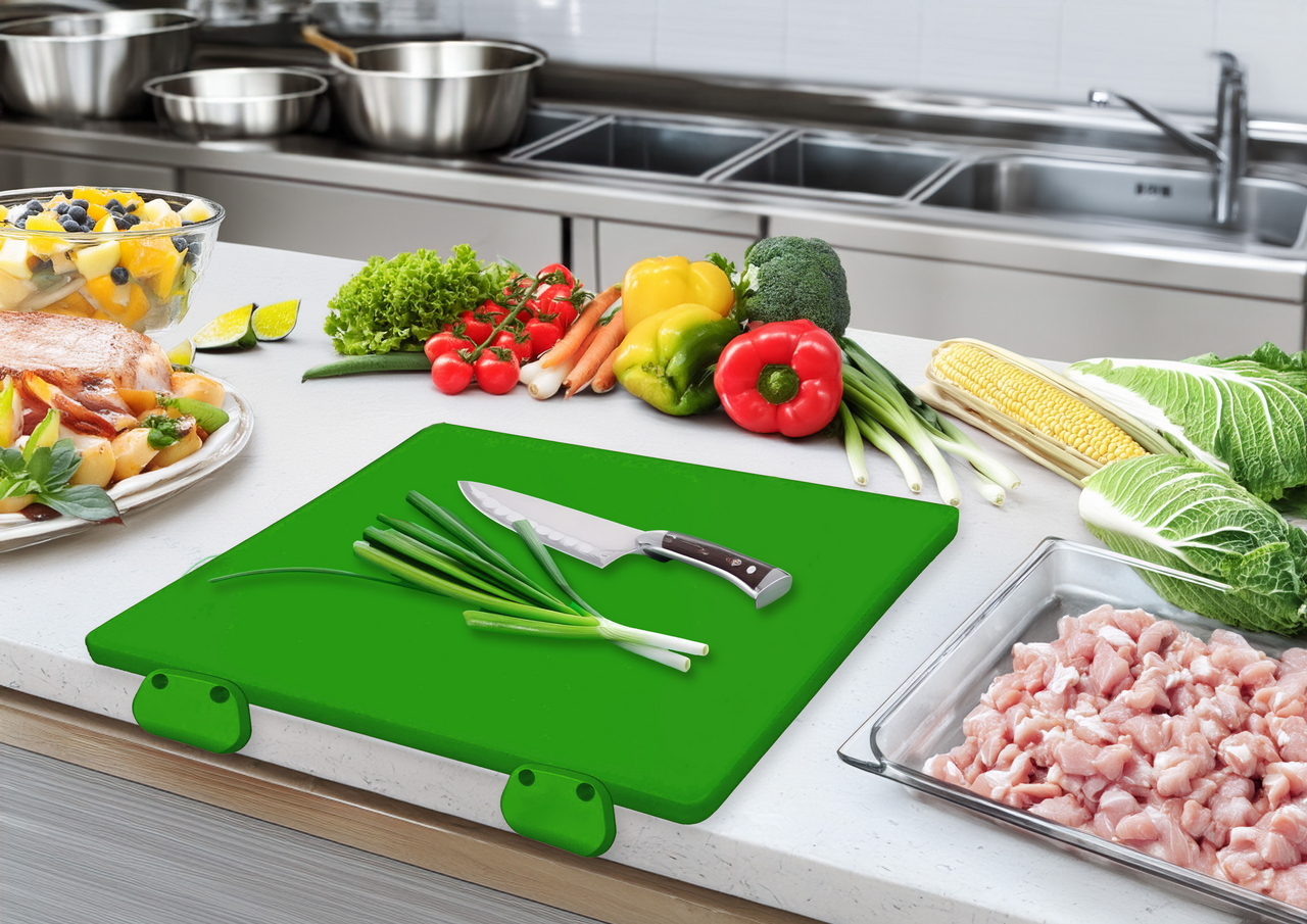 METRO PROFESSIONAL Doska na krájanie HDPE 60 x 40 x 2 cm zelená 1 ks