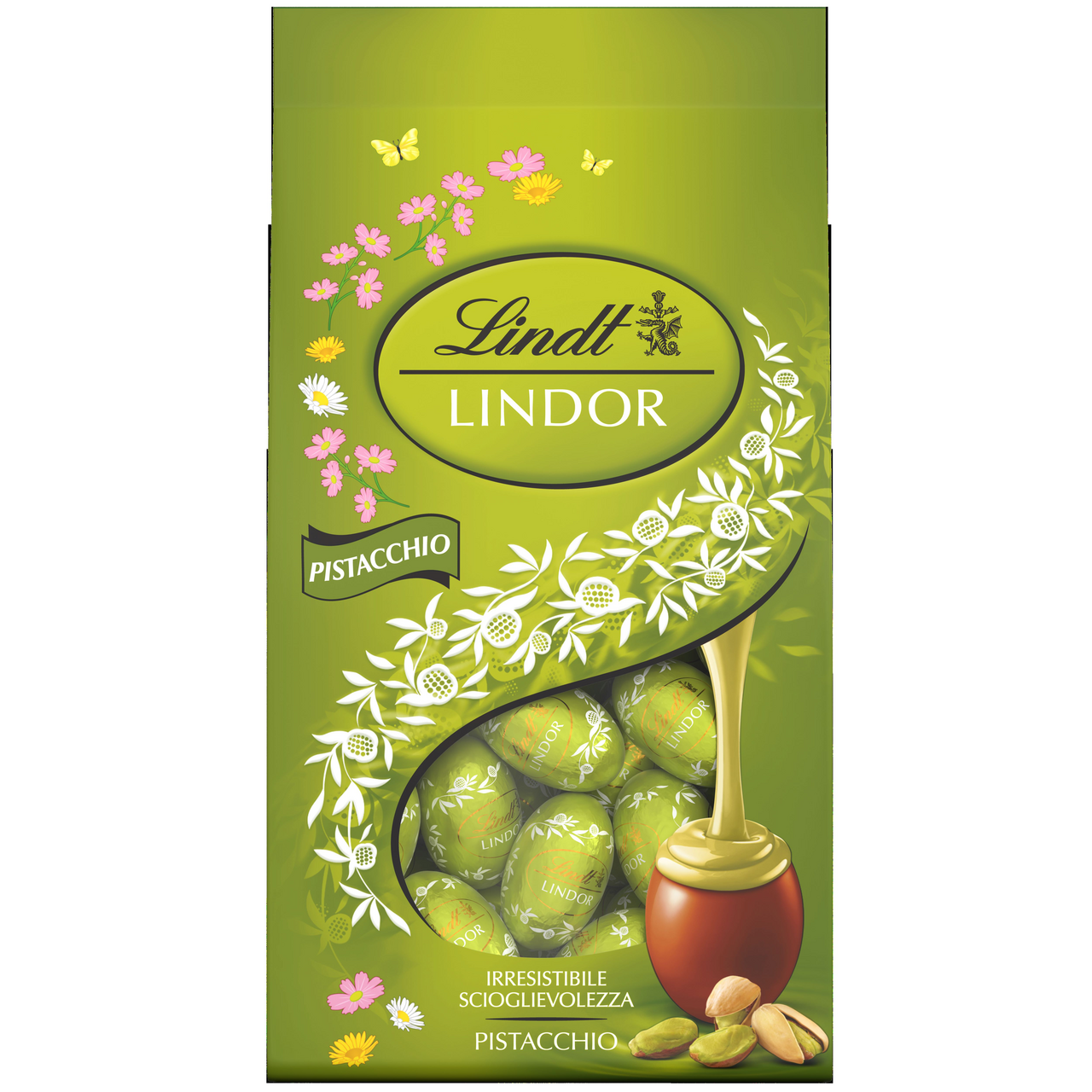 Lindt LINDOR Vajíčka pistáciové 180 g