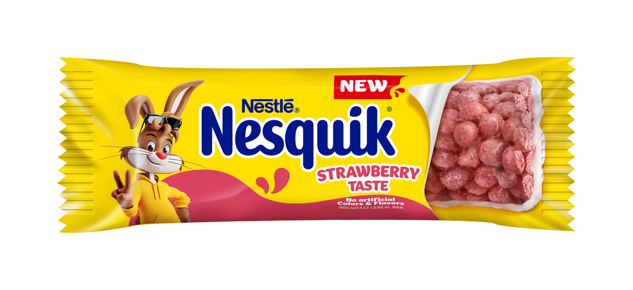 Nestlé Nesquik tyčinka jahoda 16 x 23 g