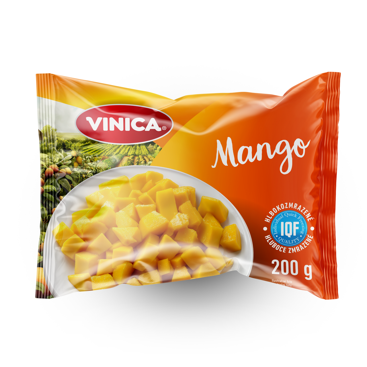 VINICA Mango kocky mraz. 200 g