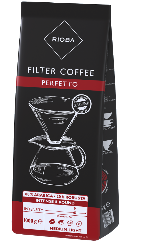 RIOBA Filter Coffee káva mletá 1 kg