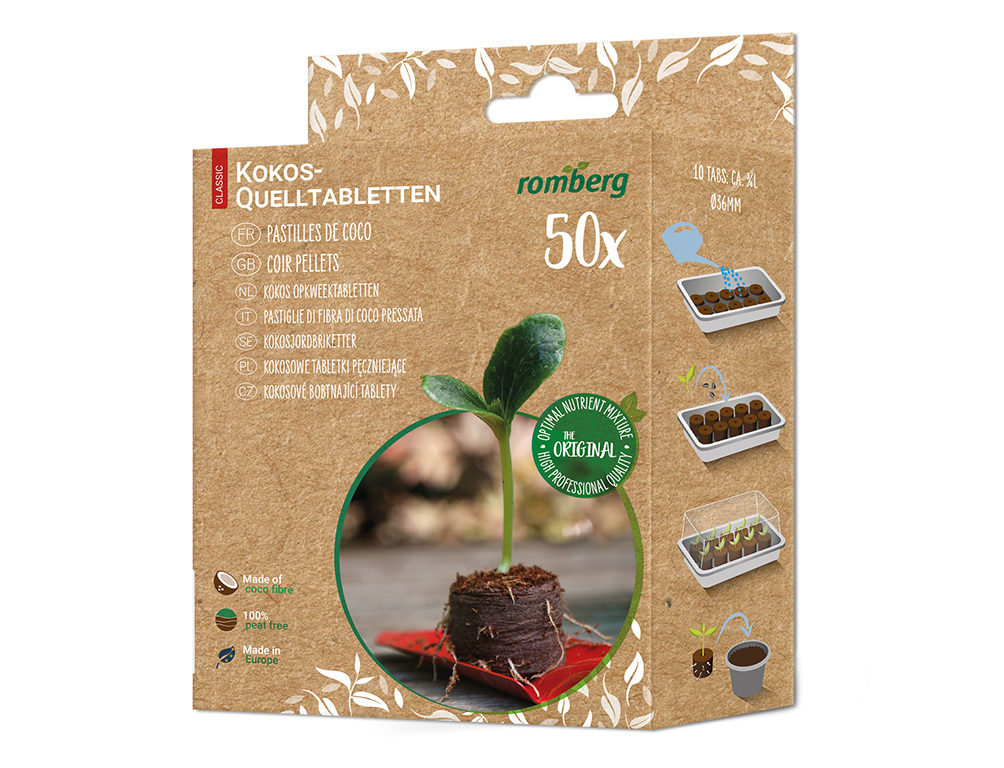 romberg Tableta kokosová D36 mm 50 ks