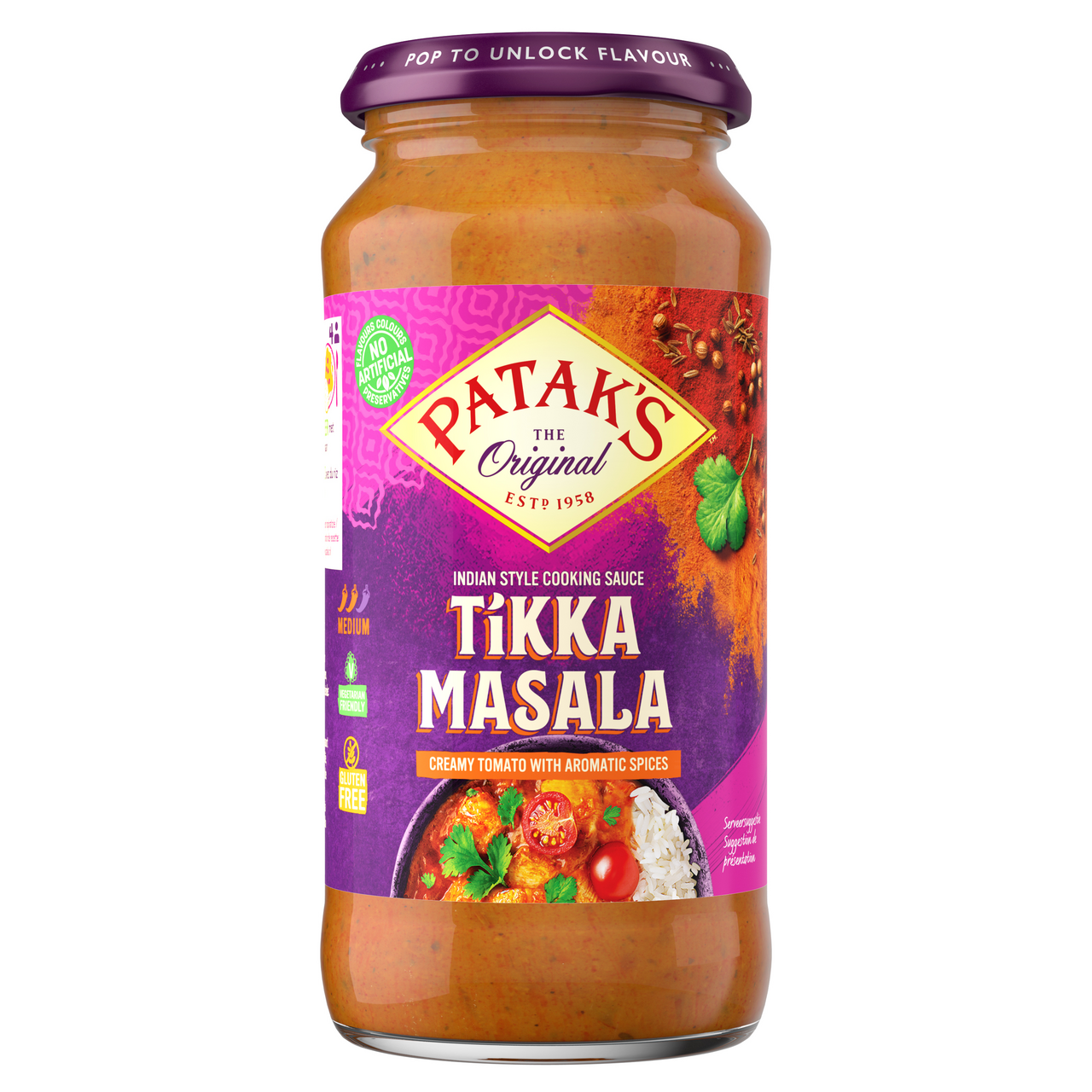 PATAK'S Tikka Masala omáčka 450 g