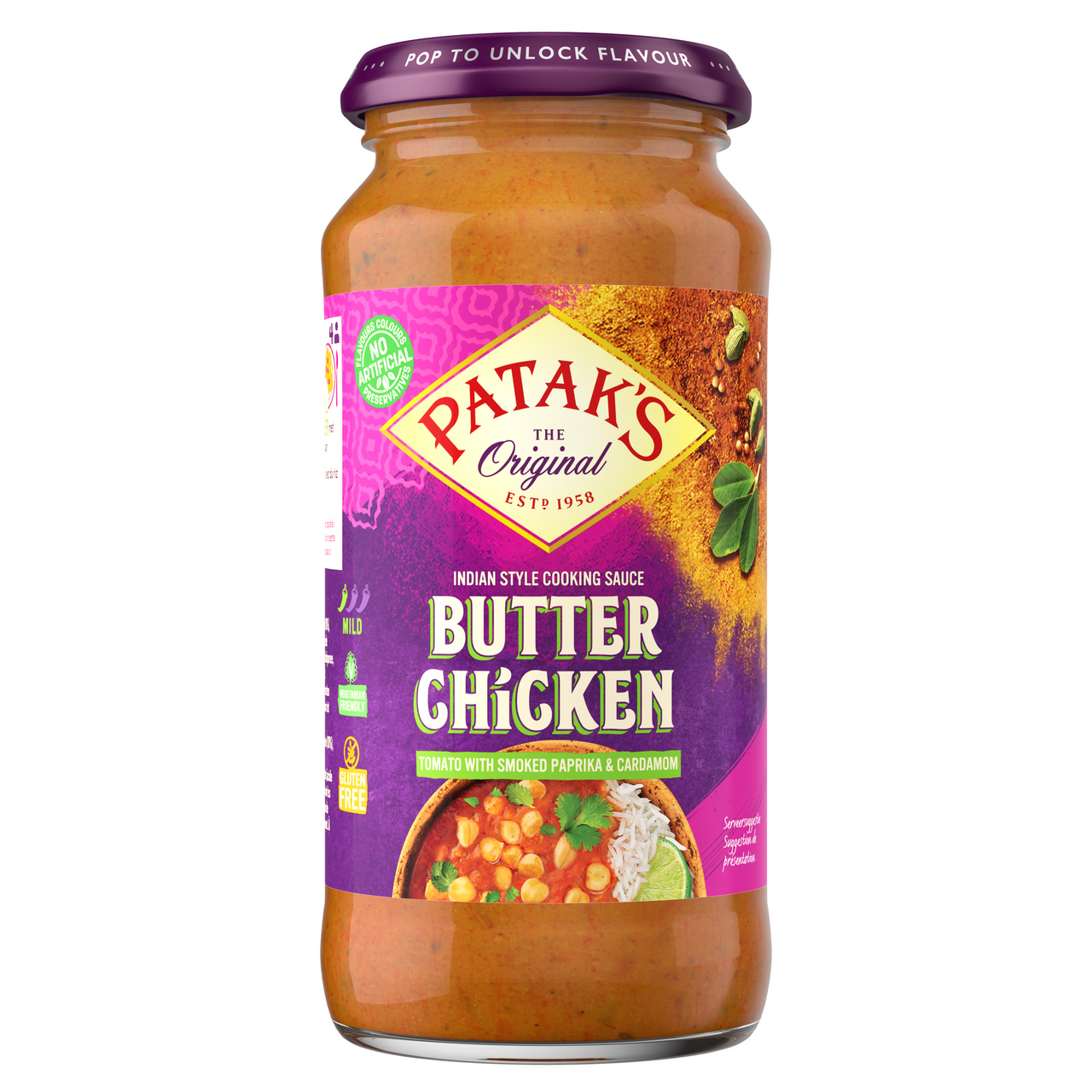 PATAK'S Butter chicken omáčka 450 g