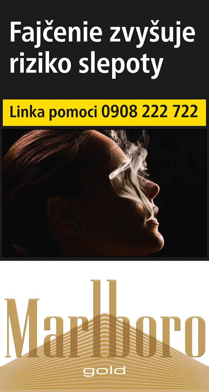 Marlboro Gold 100 dlhé box 20 ks KC 6,30 10 krab. kolok L tvrdé bal. VO cena