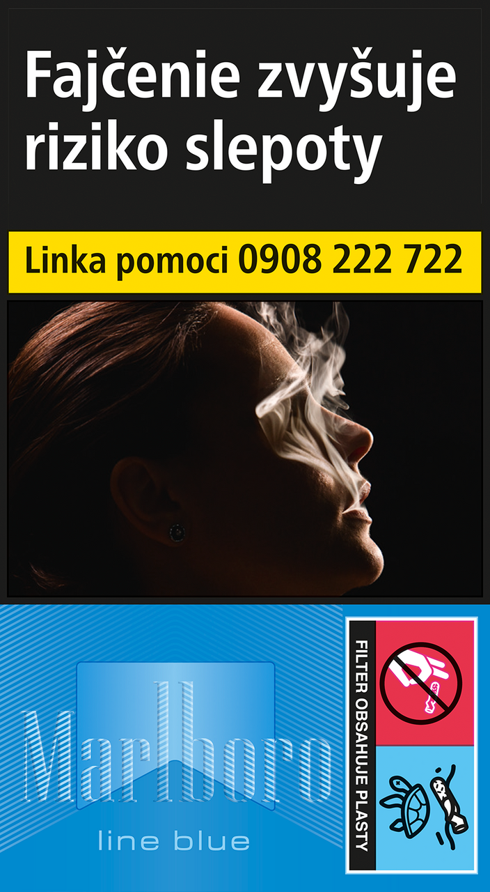 MARLBORO LINE BLUE 100 BX 20ks 10