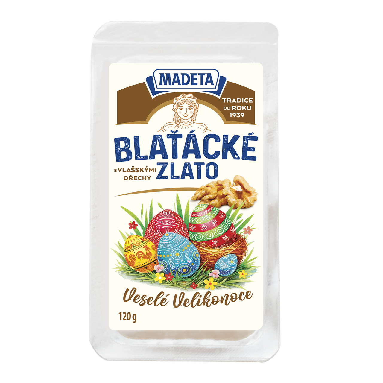 MADETA Blaťácké zlato s vlašskými orechami chlad. 120 g