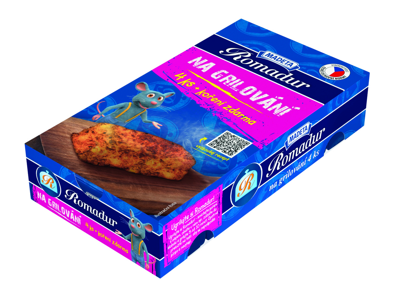 MADETA Romadur na grilovanie chlad. 4 x 100 g