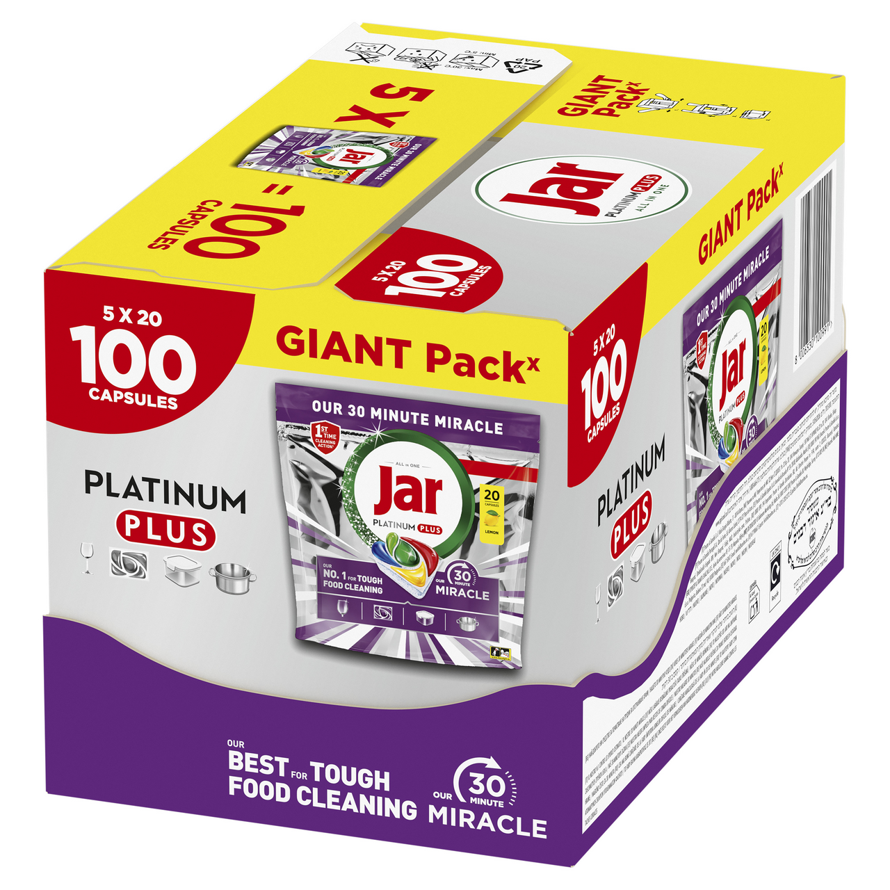 Jar Platinum Plus 30 Minute Miracle gélové kapsuly 100 ks