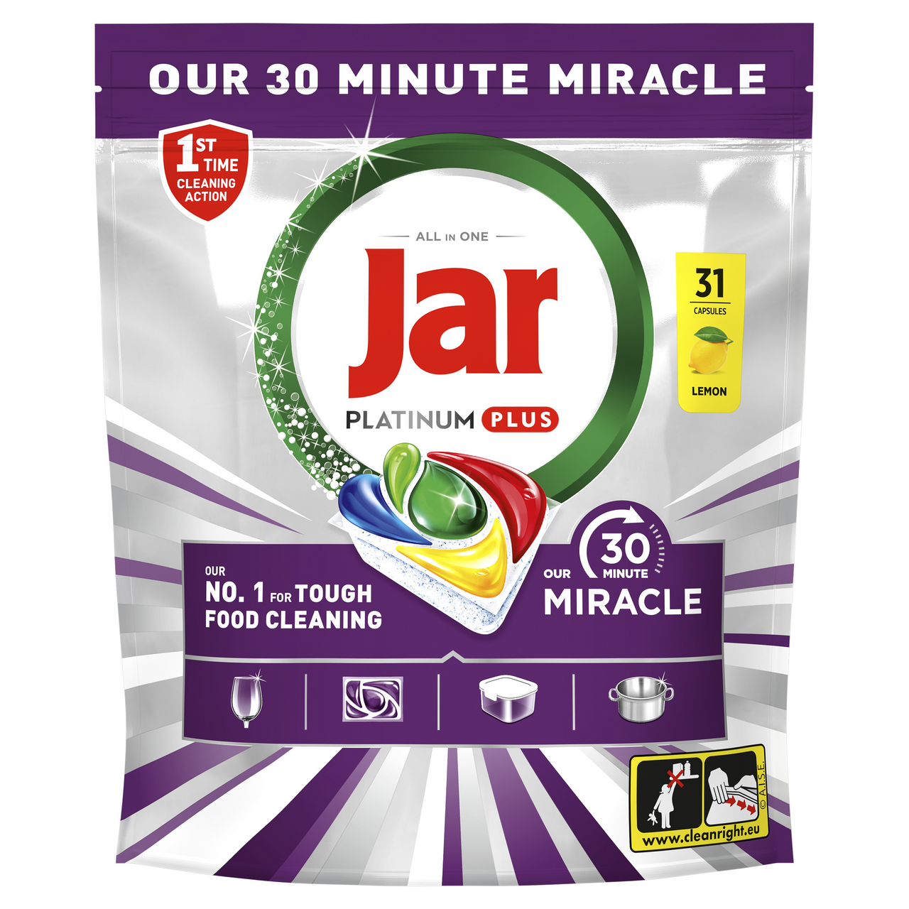 Jar Platinum Plus 30 Minute Miracle gélové kapsuly 31 ks