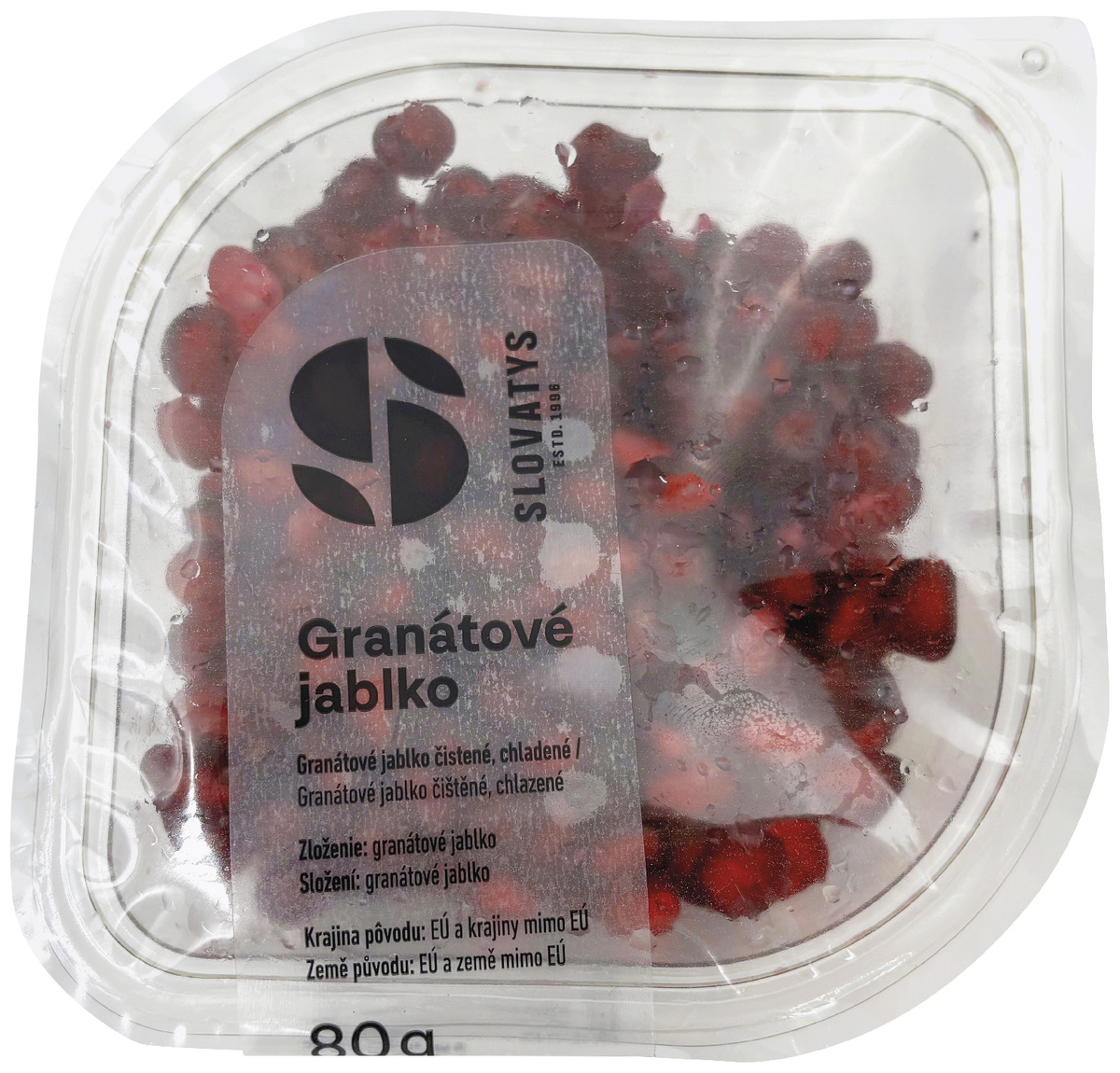 Ovocný šalát granátové jablko chlad. 80 g