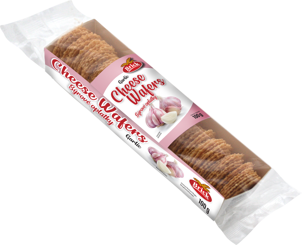Brick Syrové oblátky s cesnakom 100 g