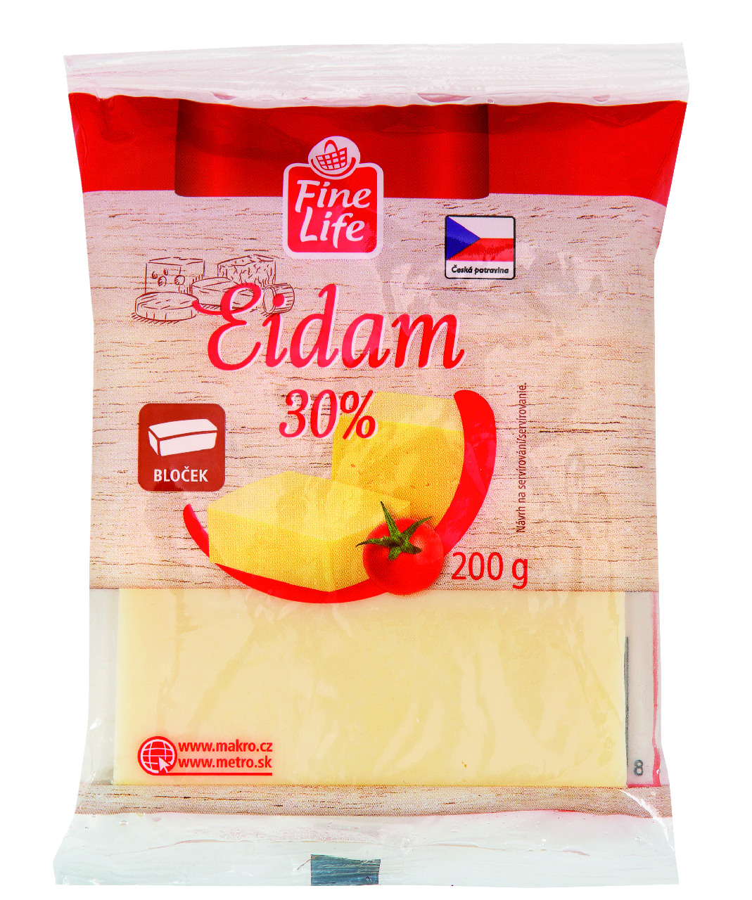 FL EIDAM 30% BLOČEK 200G