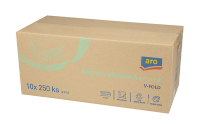 aro Utierky ZZ 1 vrstvové zelené 10 x 250 ks