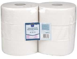 METRO PROFESSIONAL Jumbo toaletný papier recyklát 2 vrstvový 23 x 180 mm 6 ks 