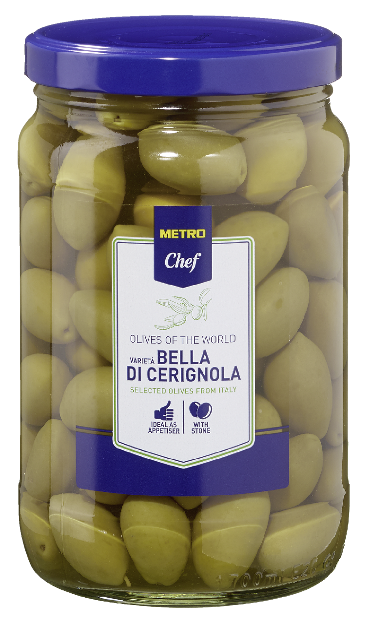 METRO Chef Olivy zelené výberové 1700 ml