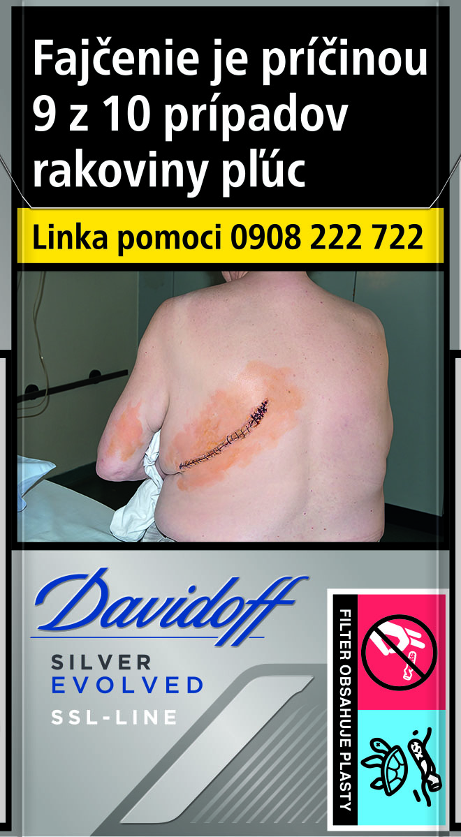 Davidoff Evolved Silver ssl box 20 ks KC 6,00 10 krab. kolok L tvrdé bal. VO cena