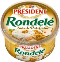 PRÉSIDENT Rondelé s orechami chlad. 100 g